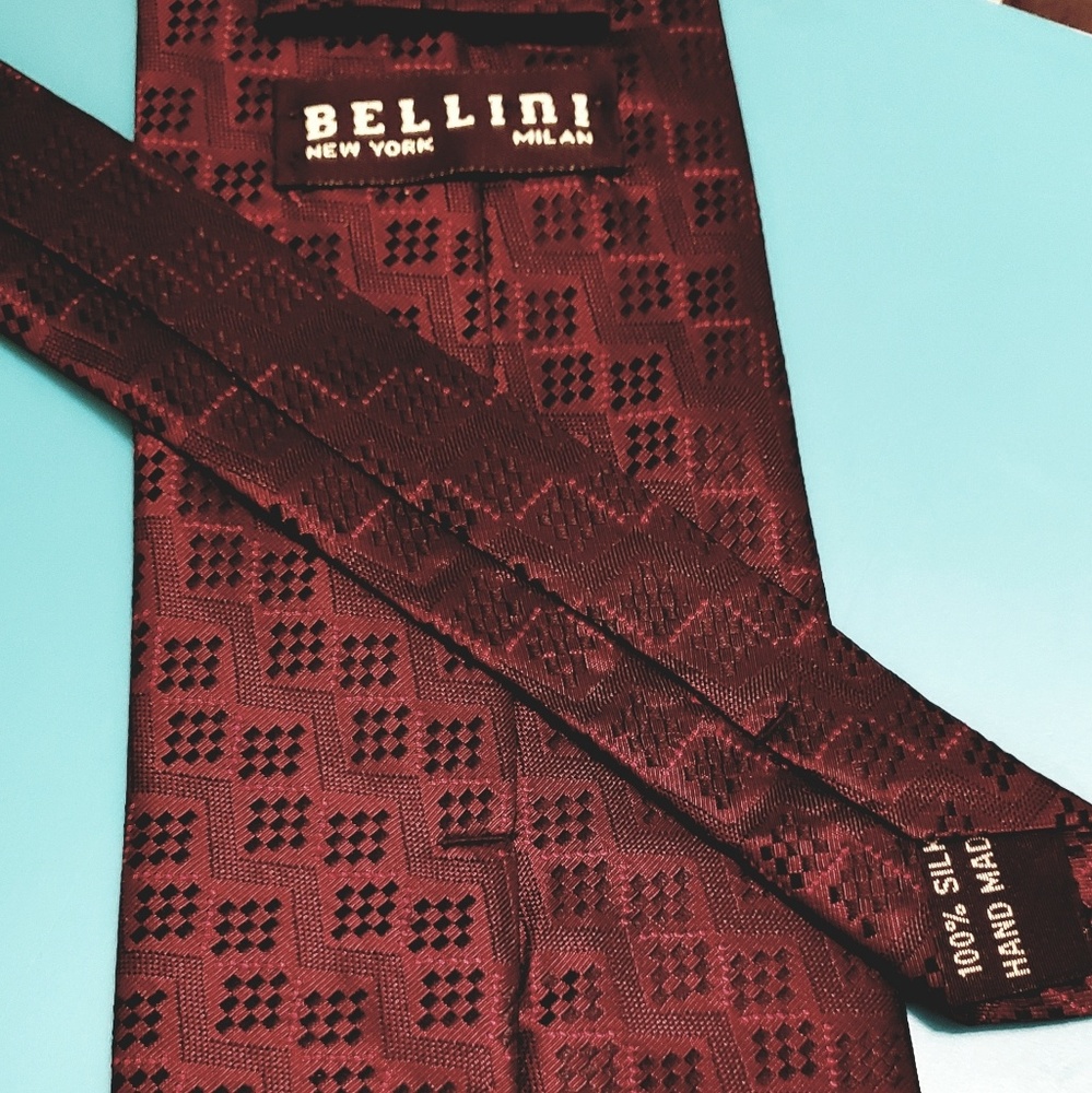 BELLINI Men's Handmade Silk Necktie